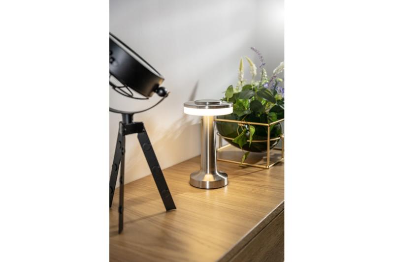 Decor Monum Γραφείο Λάμπα 3W 200lm DC 5V 1A 3000 K 3 τεμάχια Διακόπτης μπαταρίας 1800 mAh inox 1208962503