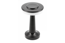 Διακοσμητικό Επιτραπέζιο Φωτιστικό Monum 3W 200lm DC 5V 1A 3000 K 3 μοίρες. Ρυθμιζόμενο με μπαταρία 1800 mAh, μαύρο. 1208962504