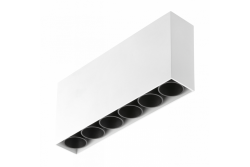 LED διακοσμητικό φωτιστικό ARTEMIDA 15W 1420lm AC220-240V 50/60 Hz PF>0,9 Ra≥80 IP20 IK08 4000K 38° ορθογώνιο λευκό. 1208962639