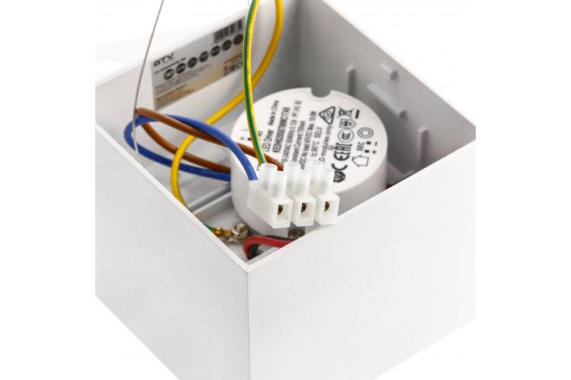 LED φωτιστικό ARTEMIDA 20W 1920lm AC220-240V 50/60 Hz PF>0,9 Ra≥80 IP20 IK08 4000K 38° τετράγωνο λευκό. 1208962641