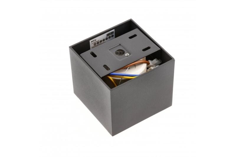 Διακοσμητικό LED φωτιστικό ARTEMIDA 20W 1920lm AC220-240V 50/60 Hz PF>0,9 Ra≥80 IP20 IK08 4000K 38° τετράγωνο μαύρο. 1208962642