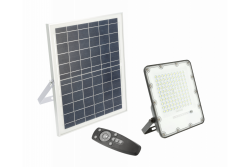 Φωτιστικό πλημμυρών Solar LED BRAVOS, 100W, 1000lm, 6400K, IP65, 120°, ηλιακό πάνελ, τηλεχειριστήριο, 3y 1208962681