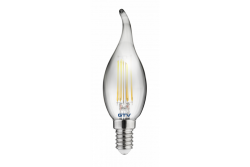 Διακοσμητικό LED φως, FILAMENT, C35L, 27006, E14, 4W, 240lm, AC220-240V/ 50-60Hz, RA>80, 360° 1208962696