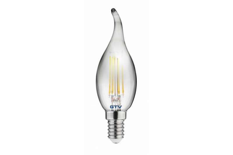 Διακοσμητικό LED φως, FILAMENT, C35L, 27006, E14, 4W, 240lm, AC220-240V/ 50-60Hz, RA>80, 360° 1208962696