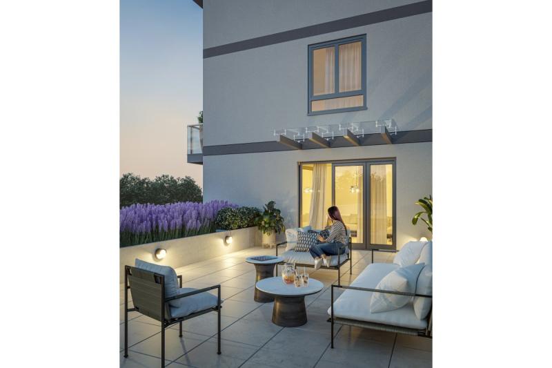 Decoρατικό Φωτιστικό Προσόψεως CANTI LED 12W 1000lm AC220-240V 50 / 60Hz IP65 4000K 1208962698