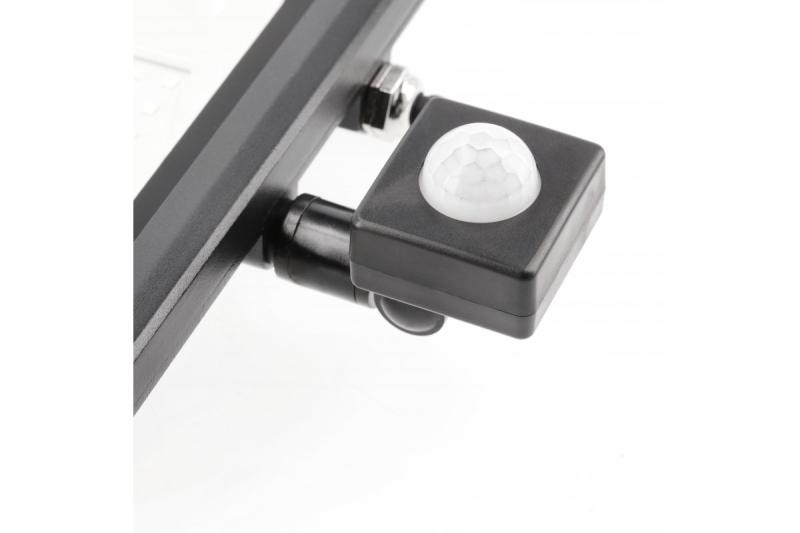 LED προβολέας iNEXT με αισθητήρα κίνησης 20W 1600lm, PF>0,9, RA>80, IP65, 120°, 6400K, μαύρο σώμα 1208962859