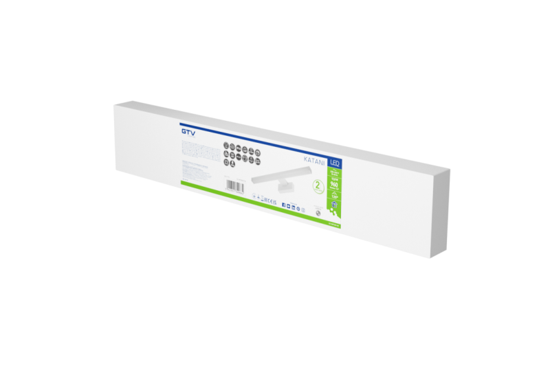 Διακοσμητική λευκή LED εγκατάσταση Catania 600mm 12W AC220-240V 50/60Hz 4000K IP44 RA >80 960lm 1208962885