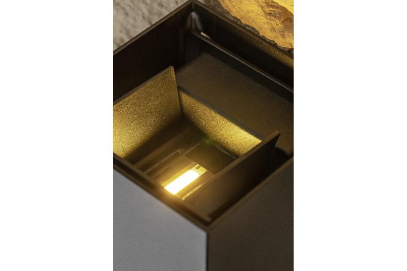 Διακόσμηση MISSOURI-K LED-λάμπα 7W 540lm AC220-240V 50/60 Hz PF>0.5 Ra≥80 IP54 IK08 4000K τετράγωνη μαύρη. 1208962994