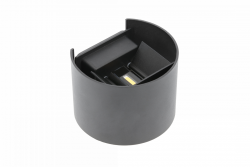 Διακοσμητική λάμπα MISSOURI-O LED 7W 540lm AC220-240V 50/60 Hz PF>0.5 Ra≥80 IP54 IK08 4000K στρογγυλή μαύρη. 1208962996