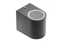 Διακοσμητικό Φωτιστικό Τοίχου μίας κατεύθυνσης TIAGO GU10 MAX. 35W IP54 AC220-240V 50/60Hz μαύρο. 1208963205