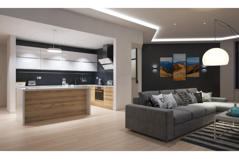 Διακόσμηση Φωτιστικό πρόσοψης αμφίδρομο LED VALLA 8W 640lm AC220-240V 50/60Hz IP54 4000K 1208963228