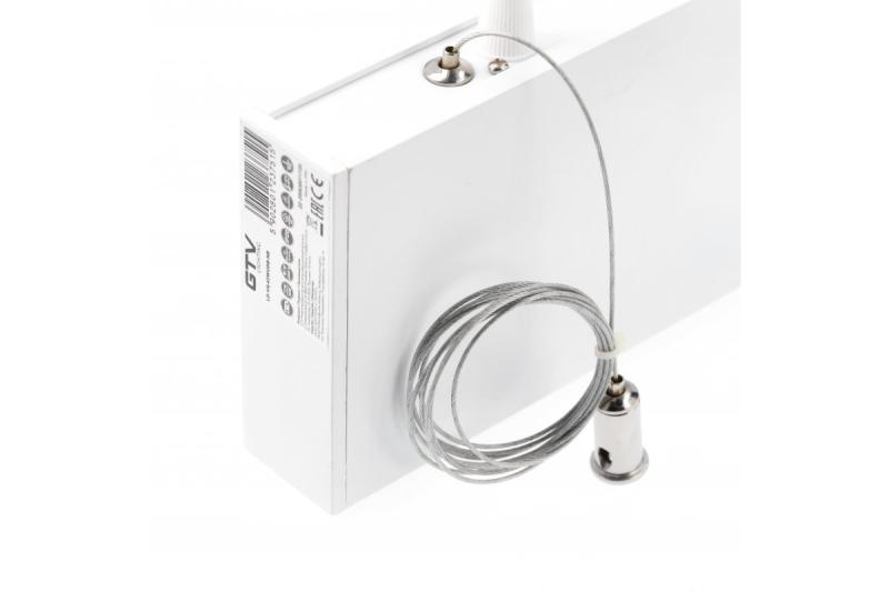 Διακόσμηση LED κρεμαστό φωτιστικό VILANA 42W (30W+12W) 4000K RA>80 220-240VAC 48/120° UGR<19 120cm λευκό. 1208963236