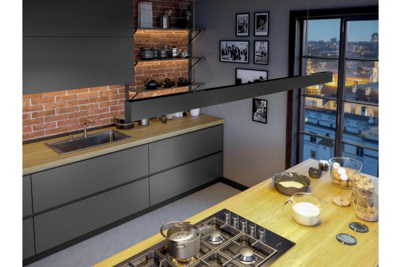 Διακόσμηση LED κρεμαστό φωτιστικό VILANA 42W (30W+12W) 4000K RA>80 220-240VAC 48/120° UGR<19 120cm μαύρο. 1208963237