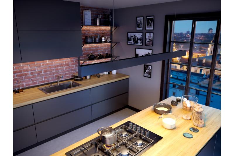 Διακόσμηση LED κρεμαστό φωτιστικό VILANA 42W (30W+12W) 4000K RA>80 220-240VAC 48/120° UGR<19 120cm μαύρο. 1208963237