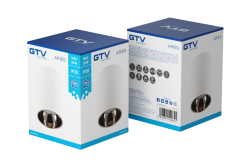 Διακόσμηση Οροφής ARIES PC 73x105mm IP20 max 20W στρογγυλό λευκό/μαύρο χρώμιο. 1208963820