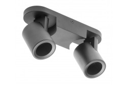 Διακοσμητικό φωτιστικό οροφής BLINK AC220-240V 50/60 Hz GU10 μέγ. 20W*2 IP20 διπλό μαύρο 1208963842