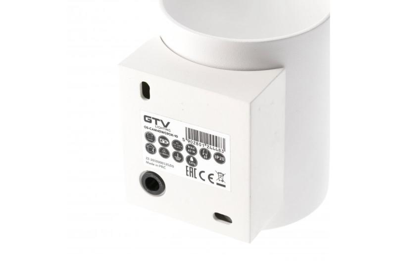 Διακοσμητικό φωτιστικό τοίχου CAMPIONE αλουμίνιο G9 IP20 μέγ. 40W IP20 στρογγυλό λευκό. 1208963852