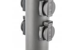 Διακόσμηση Κηπουρικός στύλος CORTA-P 36 IP54 AC220-240V 50-60Hz 4*Schucko πρίζα max. 3500W στύλος γραφίτη. 1208963859
