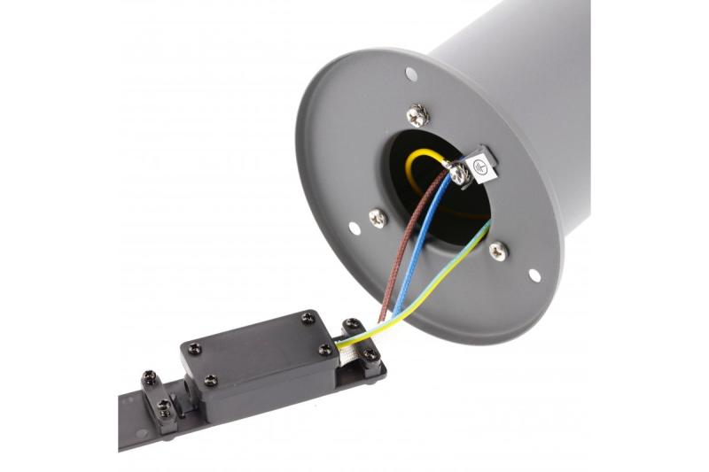 Διακοσμητικό φωτιστικό κήπου CORTA-P 80 E27 MAX.25W IP44 AC220-240V 50-60Hz στήλη ανθρακί. 1208963863