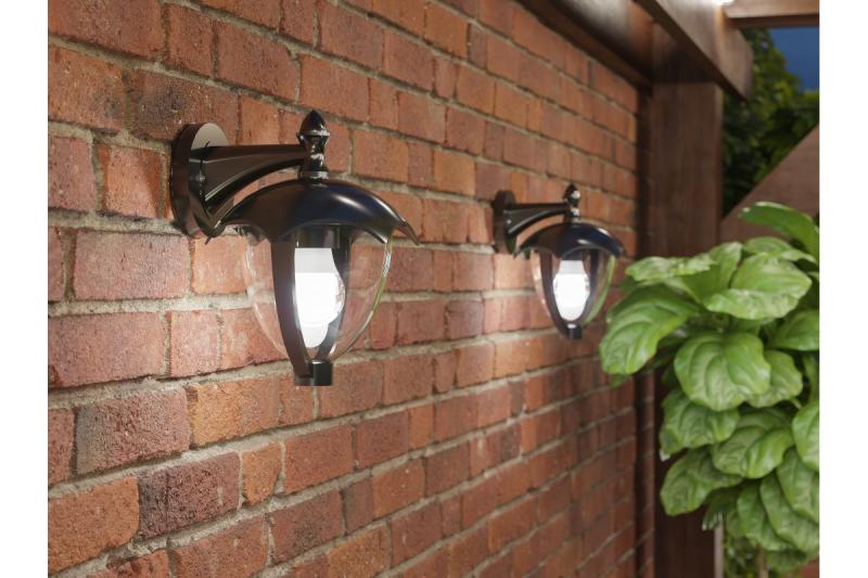 Διακόσμηση Φωτισμός Κήπου GRANDE-AD E27 MAX.60W IP54 AC220-240V 50-60Hz μαύρο με επίπεδη βάση. 1208963884