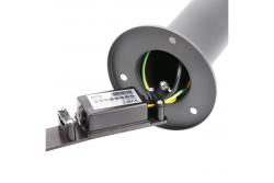 Decor KERTA-P 50 φως κήπου E27 MAX.12W IP44 AC220-240V 50-60Hz στύλος γραφίτη 1208963907