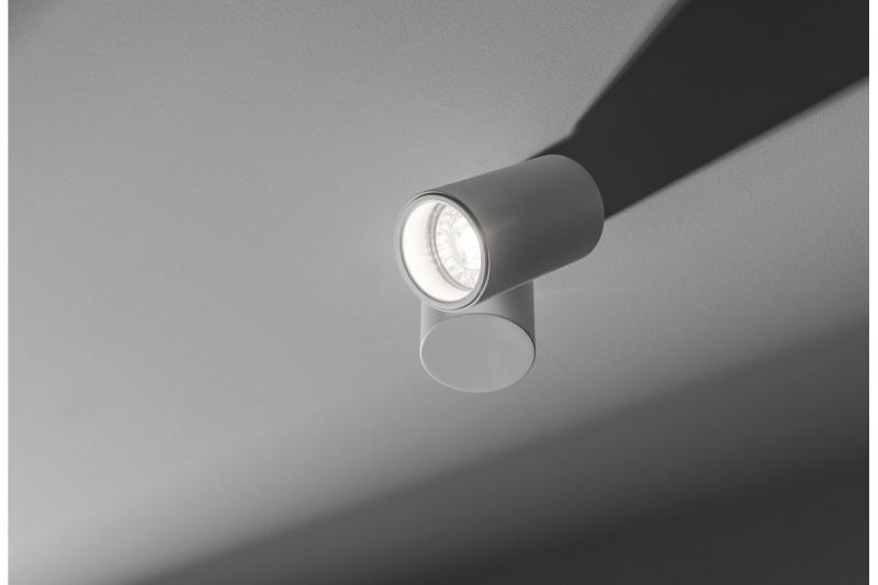 Διακοσμητικό Φωτιστικό Οροφής LUPO αλουμινίου 11.6x5.6x11.5 IP20 1*GU10 μέγ. 50W στρογγυλό λευκό. 1208963927