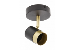 Διακοσμητικό φωτιστικό οροφής ORIO αλουμινίου 11.6x5.6x11.5 IP20 1*Gu10 max. 50W στρογγυλό μαύρο. 1208963969