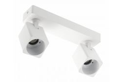 Διακόσμηση Οροφής RENO αλουμίνιο IP20 max. 20W*2 διπλό τετράγωνο λευκό. 1208963981