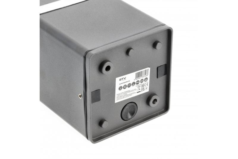 Διακοσμητικό Φωτιστικό Οροφής RIVEN αλουμίνιο 102x120 IP54 μέγ. 35W τετράγωνο γραφίτη. 1208963983