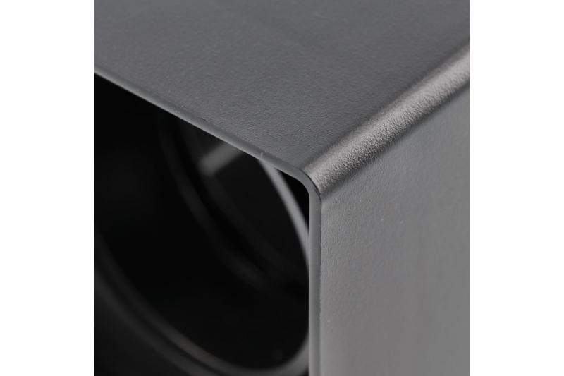 Διακοσμητικό Φωτιστικό οροφής RESTO PC 80x80x125mm IP20 max 20W τετράγωνο μαύρο. 1208963987