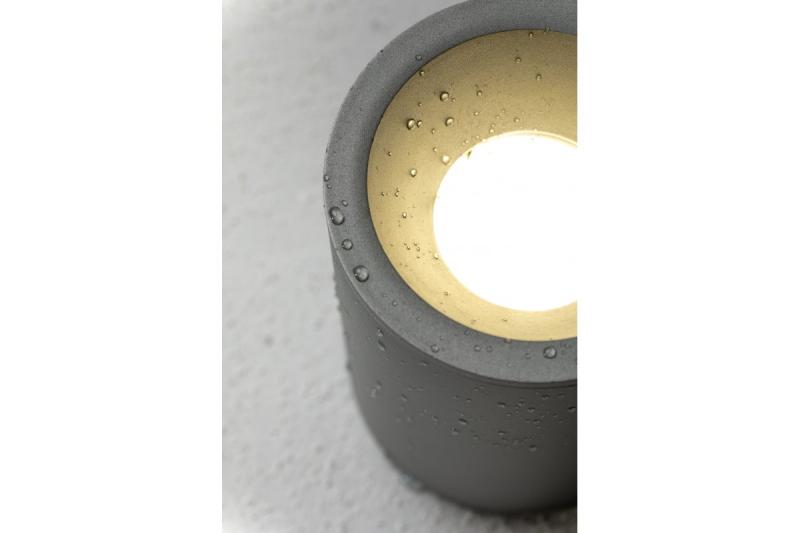 Διακόσμηση SENSA AQUA φωτιστικό οροφής αλουμινίου 85x115 IP54 μέγιστο 50W κυκλικό γκρι. 1208964008