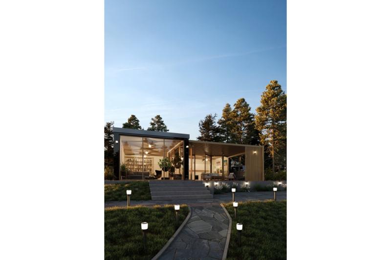 Decoρατικός Φωτισμός Κήπου TORO-P 50 E27 MAX.15W IP54 AC220-240V 50-60Hz στύλος μαύρο. 1208964024