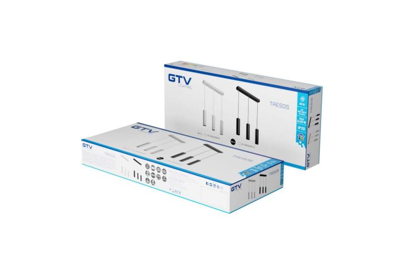 Διακόσμηση TRESOS κρεμαστό φωτιστικό 3xGU10 αλουμίνιο IP20 μέγ. 3x20W λευκό 1208964029