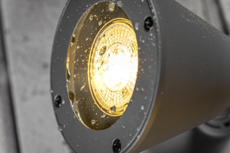 Διακόσμηση Φωτιστικό κήπου LUSTINO-D GU10 MAX.20W IP44 AC220-240V 50-60Hz απλίκα για το κάτω μέρος του τοίχου, γραφίτη. 1208964032