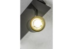 Διακοσμητικό Φωτιστικό Οροφής VENETO IP20 max. 20W 2 x GU10 στρογγυλό μαύρο. 1208964038