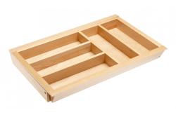 Διακοσμητική Θήκη Μαχαιροπίρουνων Cutle Ρυθμιζόμενο Ράφι Μαχαιροπίρουνων Χρώμα Οξιά 1208966290