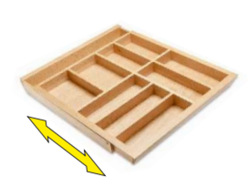 Διακοσμητική Θήκη Μαχαιροπίρουνων Κουζίνας Ρυθμιζόμενος Οργανωτής Μαχαιροπήρουνων 1208966292