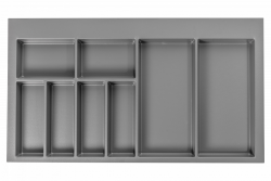 Decor Cutle Καλαθάκια για μαχαιροπίρουνα Εισαγωγή για συρτάρι κουζίνας 900 Ανθρακί 1208966382