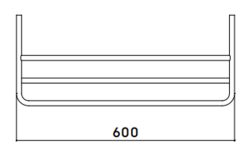 Κάτοχος πετσετών Waterevolution flow Χαλκός A118CPE