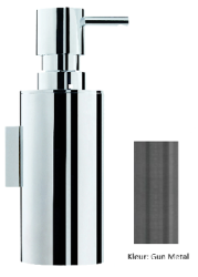 Waterrevolutie Diepe hangende zeepdispenser Gun Metal A226GME