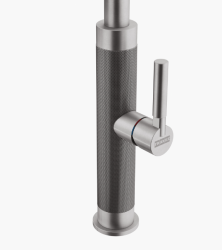 Φράνκε Mythos Masterpiece κουζίνας με J στόμιο και αποσπώμενο ψεκαστήρα, πλήρως από ανοξείδωτο χάλυβα 115.0711.554