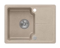 Quadri Kendal μπεζ άμμος γρανίτης νεροχύτης 58x44cm με αποστραγγιστική επιφάνεια 1208967405