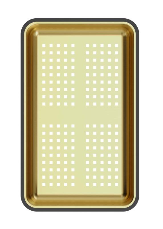 Quadri χρυσό δοχείο απορριμμάτων 38x23 εκ. για τους νεροχύτες Newport 1208967506