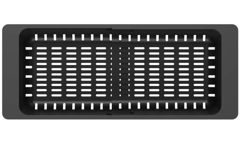Quadri μαύρο ρυθμιζόμενο καλάθι απορριμμάτων 320/460 x 185mm για νεροχύτες 1208967541