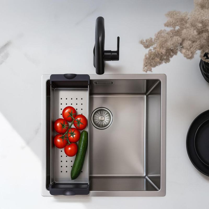 Pure.Sink Prestige ένθετος νεροχύτης από ανοξείδωτο χάλυβα PPGCL40-02