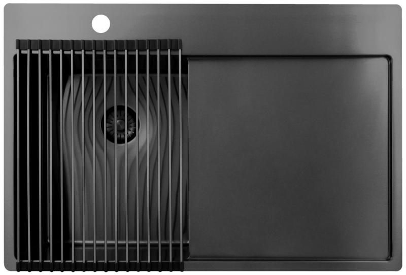 Pure.Sink Prestige ρολό για νεροχύτη Gun Metal PPGRM40-61