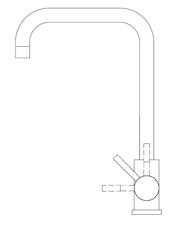 Pure.Sink Elite Steel Pure βρύση κουζίνας Ματ μαύρο PS8010-10
