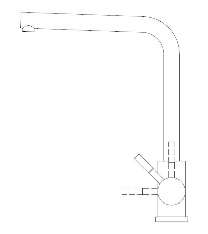 Pure.Sink Elite Steel Spark μπαταρία κουζίνας PVD Βουρτσισμένο Χρυσό PS8040-60
