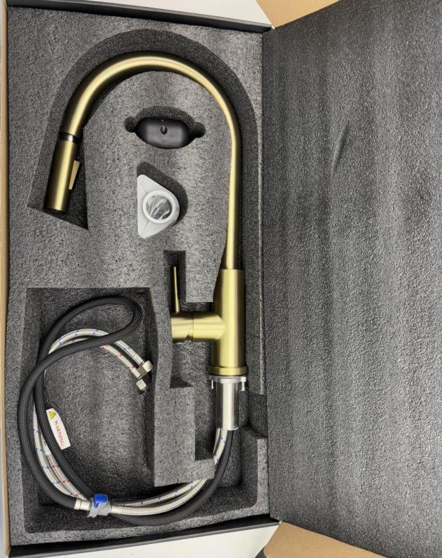 Pure.Sink Elite Steel Stream-S μπαταρία κουζίνας από Ανοξείδωτο Ατσάλι με αποσπώμενο στόμιο PS8045-02