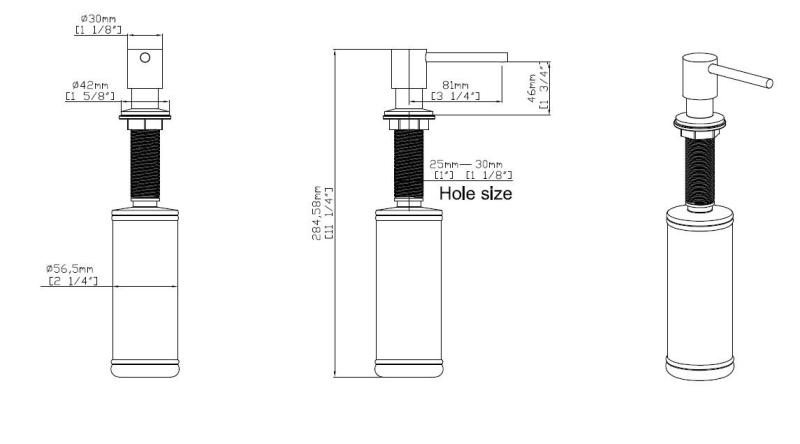 Η σαπουνοθήκη Pure.Sink Elite Steel Shine PVD βουρτσισμένο χρυσό PS9010-60